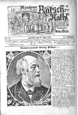 Münchener Ratsch-Kathl Samstag 30. Juni 1894