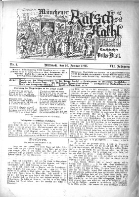 Münchener Ratsch-Kathl Mittwoch 16. Januar 1895