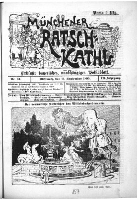 Münchener Ratsch-Kathl Mittwoch 11. September 1895