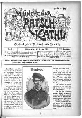 Münchener Ratsch-Kathl Mittwoch 22. Januar 1896