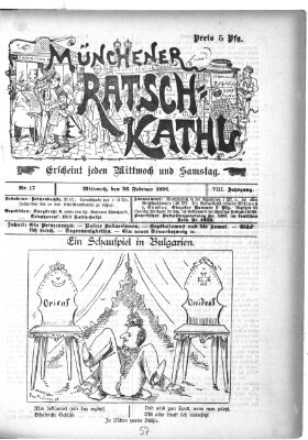 Münchener Ratsch-Kathl Mittwoch 26. Februar 1896