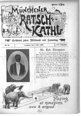 Münchener Ratsch-Kathl Samstag 2. Mai 1896