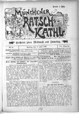 Münchener Ratsch-Kathl Samstag 13. Juni 1896