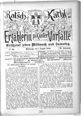 Münchener Ratsch-Kathl Mittwoch 5. August 1896