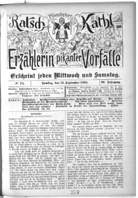 Münchener Ratsch-Kathl Samstag 12. September 1896