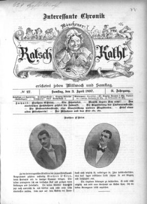 Münchener Ratsch-Kathl Samstag 3. April 1897