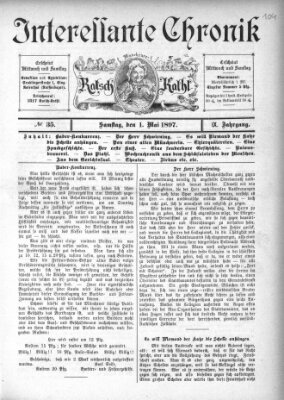 Münchener Ratsch-Kathl Samstag 1. Mai 1897