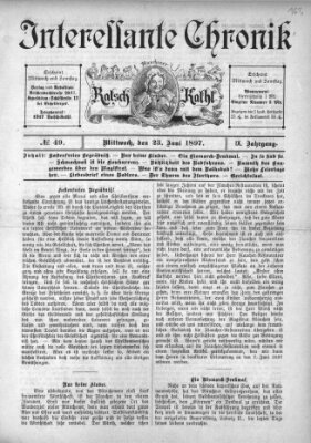 Münchener Ratsch-Kathl Mittwoch 23. Juni 1897