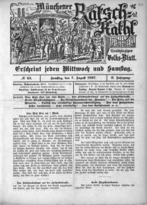 Münchener Ratsch-Kathl Samstag 7. August 1897