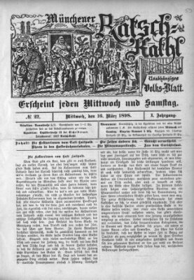 Münchener Ratsch-Kathl Mittwoch 16. März 1898