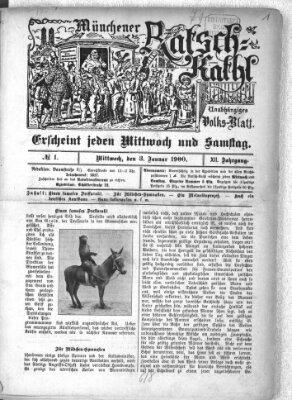 Münchener Ratsch-Kathl Mittwoch 3. Januar 1900