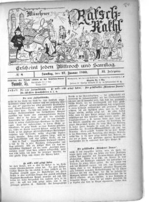 Münchener Ratsch-Kathl Samstag 27. Januar 1900