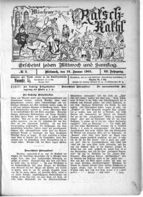 Münchener Ratsch-Kathl Mittwoch 16. Januar 1901