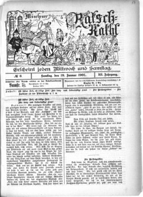 Münchener Ratsch-Kathl Samstag 19. Januar 1901