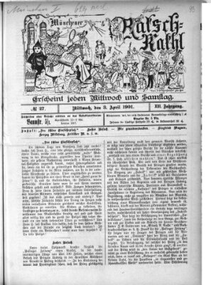 Münchener Ratsch-Kathl Mittwoch 3. April 1901