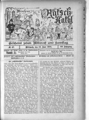 Münchener Ratsch-Kathl Mittwoch 12. Juni 1901