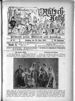 Münchener Ratsch-Kathl Samstag 22. Juni 1901