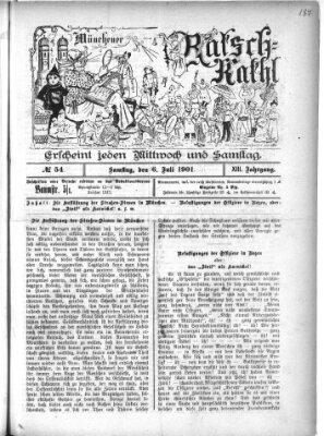 Münchener Ratsch-Kathl Samstag 6. Juli 1901