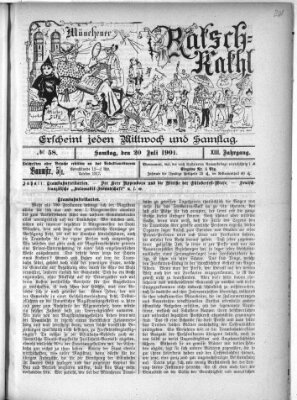 Münchener Ratsch-Kathl Samstag 20. Juli 1901