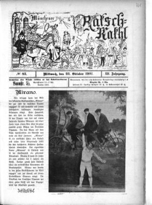 Münchener Ratsch-Kathl Mittwoch 23. Oktober 1901