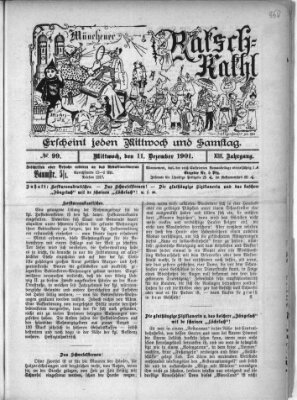 Münchener Ratsch-Kathl Mittwoch 11. Dezember 1901