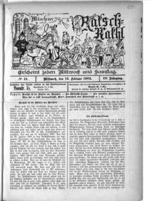 Münchener Ratsch-Kathl Mittwoch 12. Februar 1902