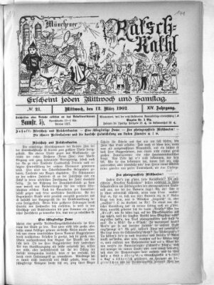 Münchener Ratsch-Kathl Mittwoch 12. März 1902