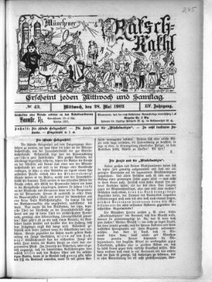 Münchener Ratsch-Kathl Mittwoch 28. Mai 1902