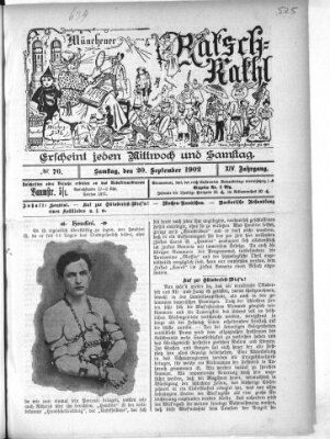 Münchener Ratsch-Kathl Samstag 20. September 1902