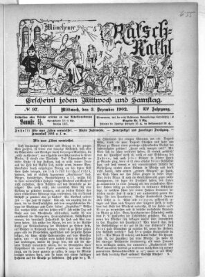 Münchener Ratsch-Kathl Mittwoch 3. Dezember 1902