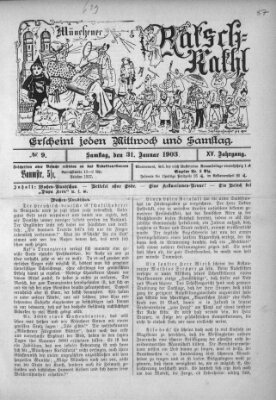 Münchener Ratsch-Kathl Samstag 31. Januar 1903