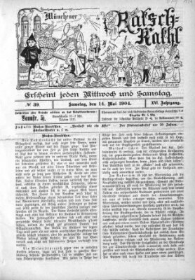 Münchener Ratsch-Kathl Samstag 14. Mai 1904