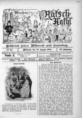 Münchener Ratsch-Kathl Mittwoch 10. August 1904