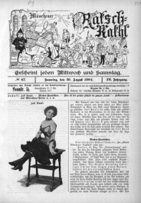 Münchener Ratsch-Kathl Samstag 20. August 1904