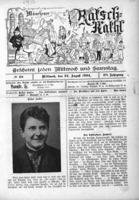 Münchener Ratsch-Kathl Mittwoch 24. August 1904