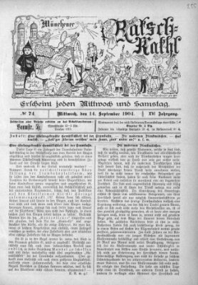 Münchener Ratsch-Kathl Mittwoch 14. September 1904