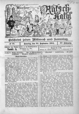 Münchener Ratsch-Kathl Samstag 24. September 1904