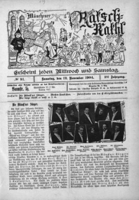 Münchener Ratsch-Kathl Samstag 12. November 1904