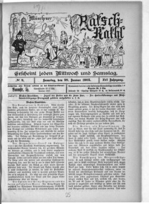 Münchener Ratsch-Kathl Samstag 28. Januar 1905