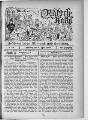 Münchener Ratsch-Kathl Samstag 8. April 1905