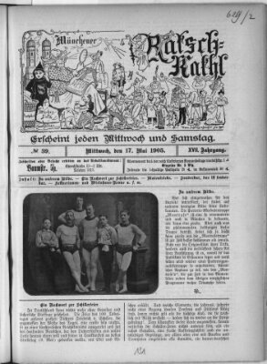 Münchener Ratsch-Kathl Mittwoch 17. Mai 1905