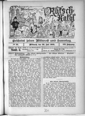 Münchener Ratsch-Kathl Mittwoch 26. Juli 1905