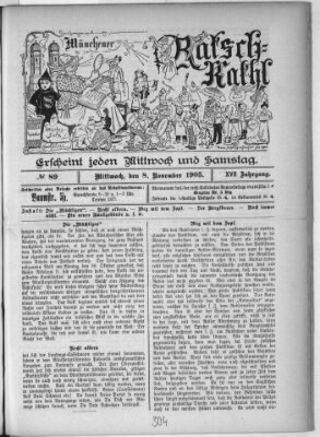 Münchener Ratsch-Kathl Mittwoch 8. November 1905