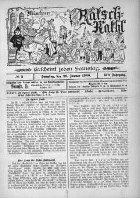 Münchener Ratsch-Kathl Samstag 20. Januar 1906