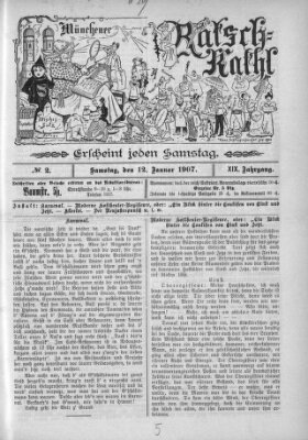 Münchener Ratsch-Kathl Samstag 12. Januar 1907