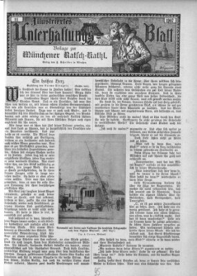 Münchener Stadtanzeiger und "Münchener Ratschkathl" (Münchener Ratsch-Kathl) Montag 1. April 1907