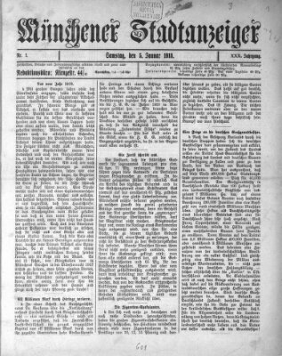 Münchener Stadtanzeiger (Münchener Ratsch-Kathl) Samstag 5. Januar 1918