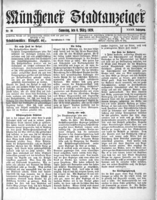 Münchener Stadtanzeiger (Münchener Ratsch-Kathl) Samstag 6. März 1920