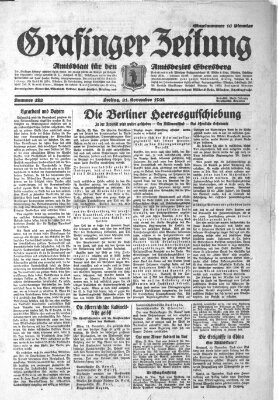 Grafinger Zeitung Freitag 21. November 1924