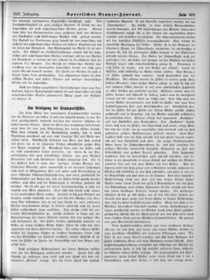 Bayerisches Brauer-Journal Montag 26. November 1906